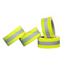 Fr Treated Backing Cotton Reflective Tape Firefighter Reflective Trim Fabric